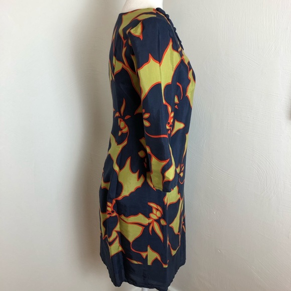 LOFT Retro Print Shift Dress - Picture 4 of 8